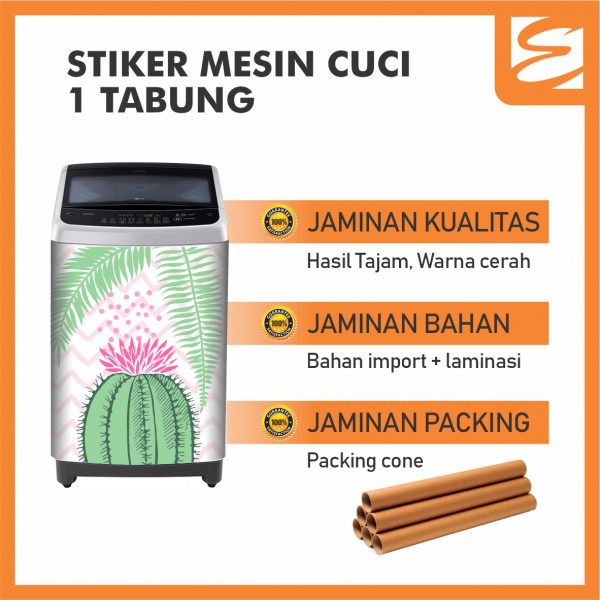 Sticker Mesin Cuci - Elni Printing